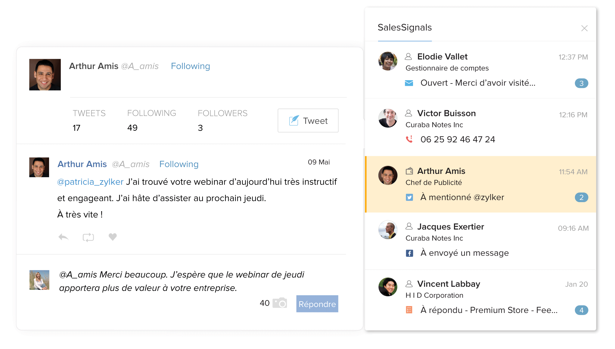 Zoho CRM-sales-siglnals