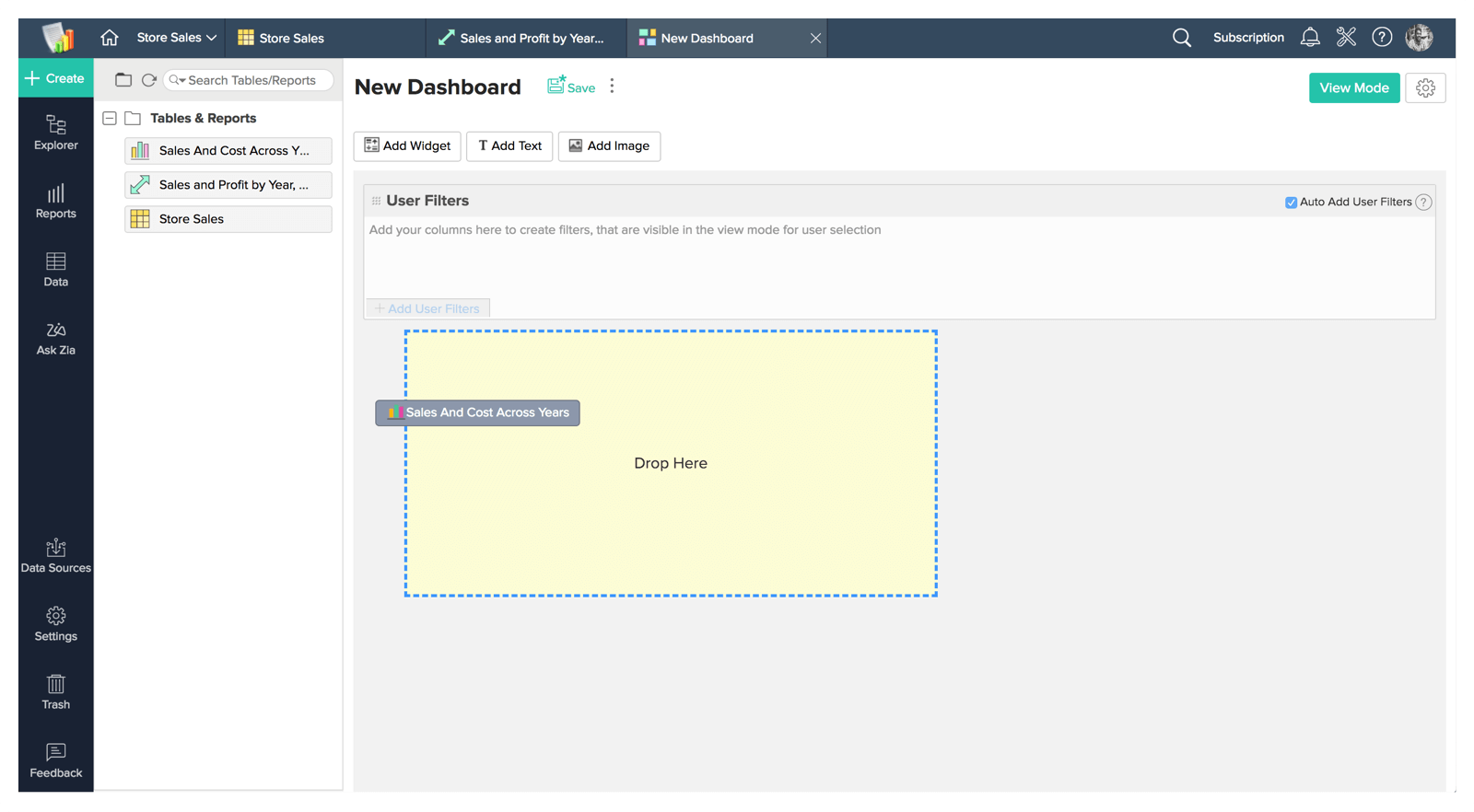 Zoho Analytics - Screenshot 2