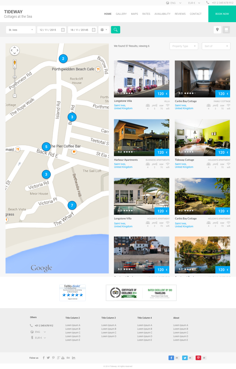 Lodgify - Web template per case vacanza