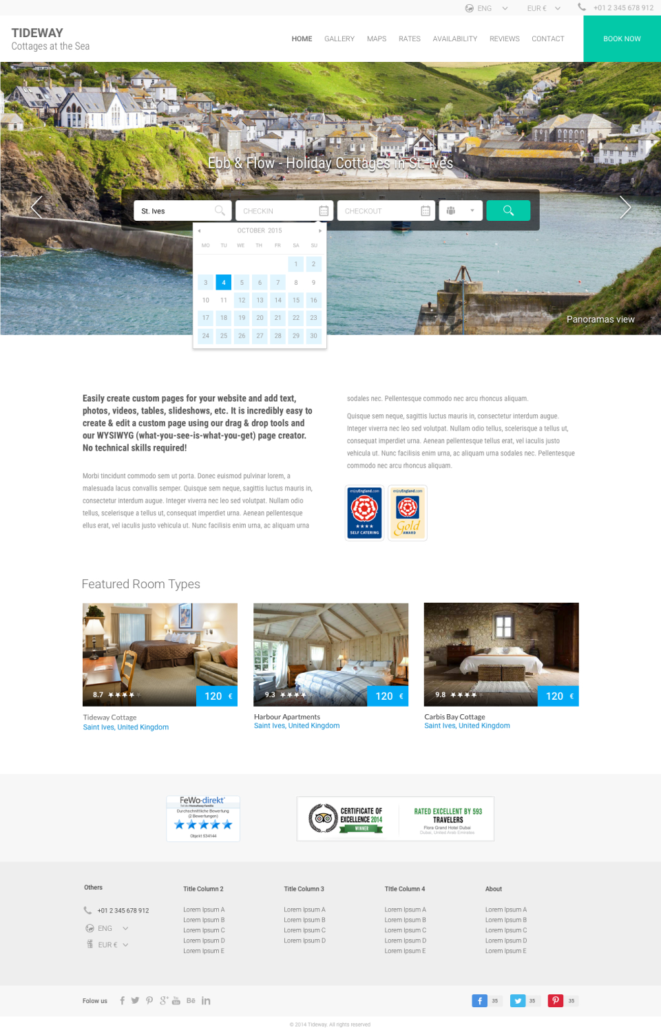 Lodgify - Web template per case vacanza