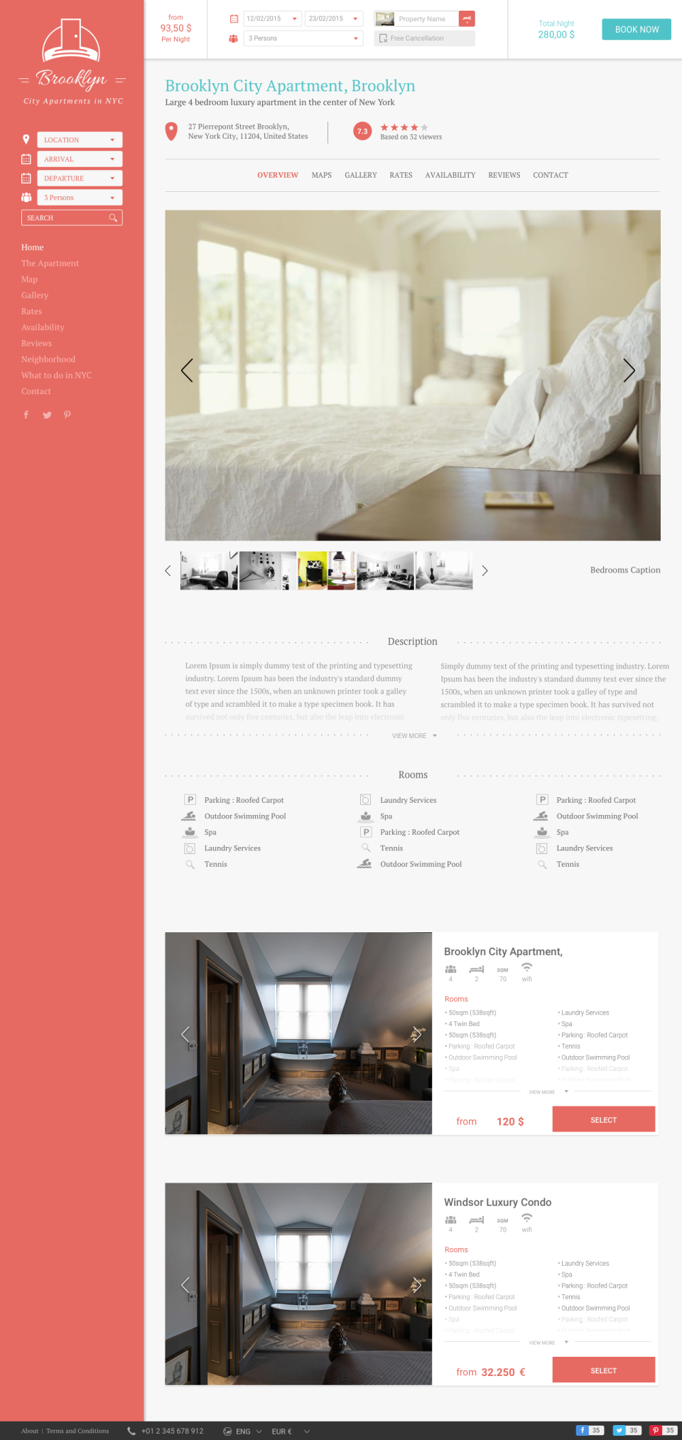 Lodgify - Web template per case vacanza