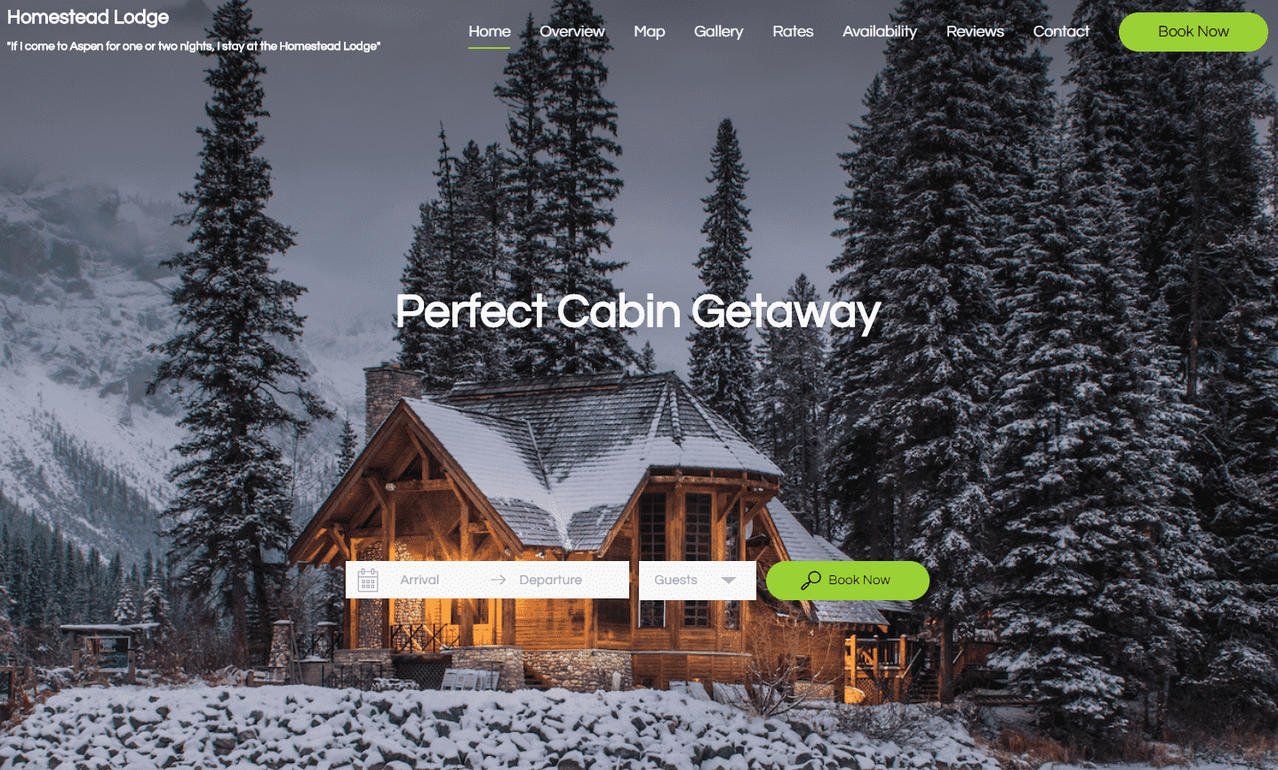 Lodgify - Web template per case vacanza