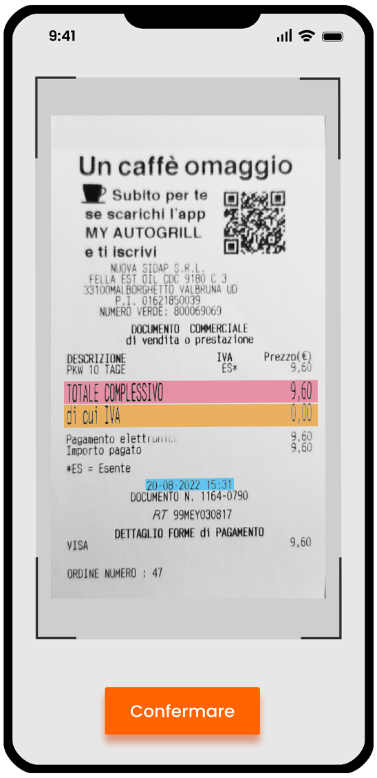 N2F - Scansione intelligente (OCR)