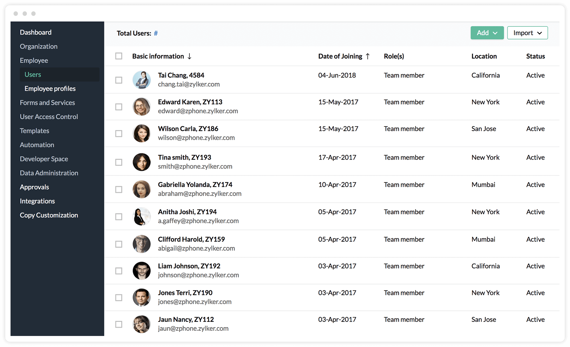 Zoho People-manage-efficiently