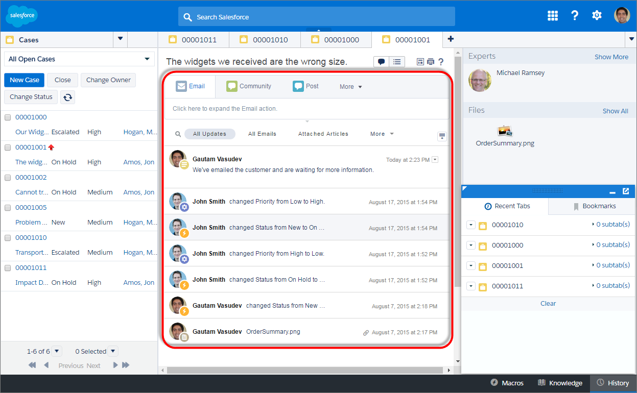 Service Cloud - Le applicazioni Salesforce Service Cloud