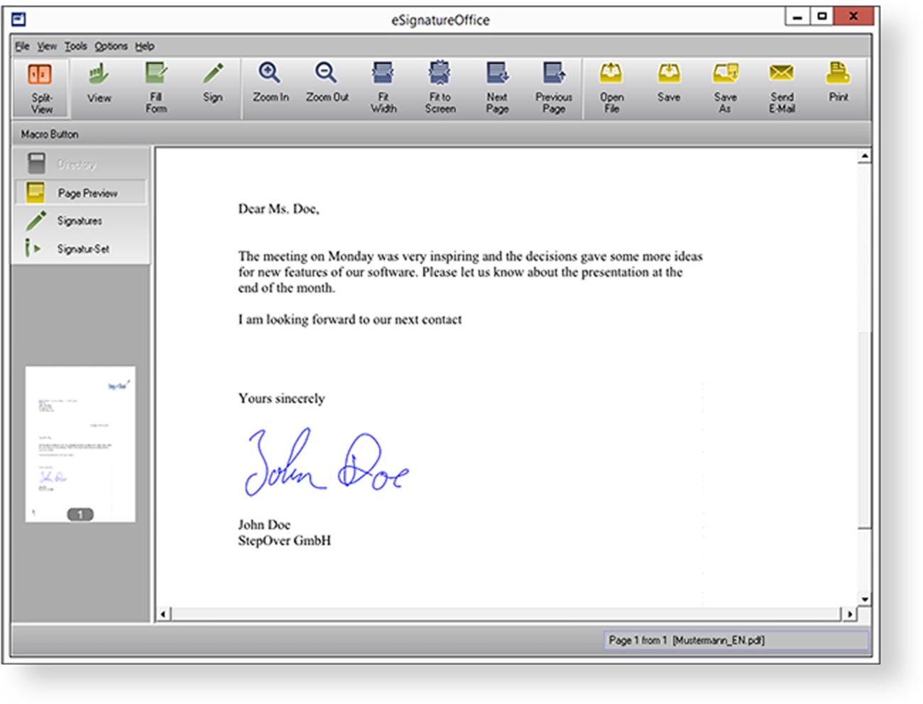 eSignatureOffice - Screenshot 3