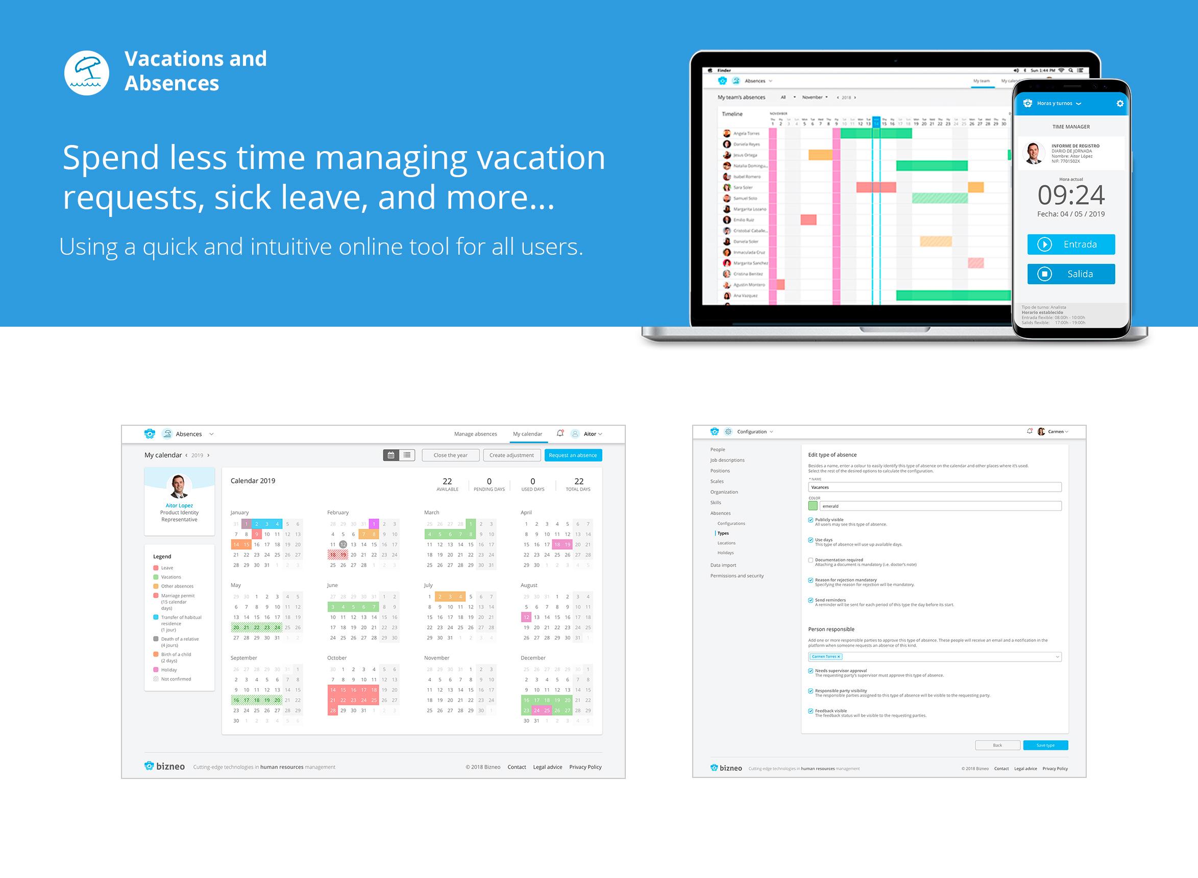 Bizneo HR Suite - Bizneo HR-suite-vacas Bizneo HR Suite - Bizneo HR-suite-vacas