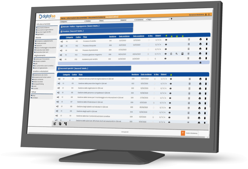 Digitaliso - Interfaccia semplice e navigazione guidata.
