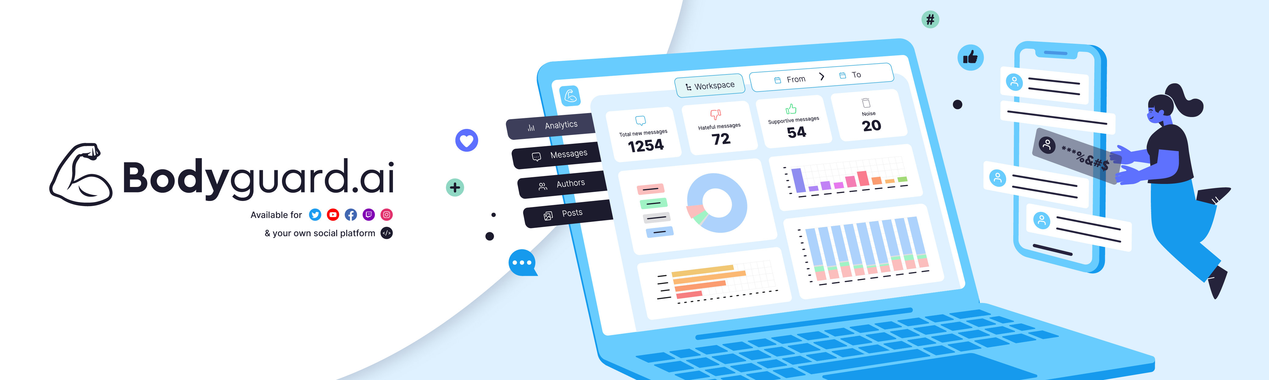 Recensioni Bodyguard.ai: La soluzione di moderazione per proteggere la tua community - Appvizer