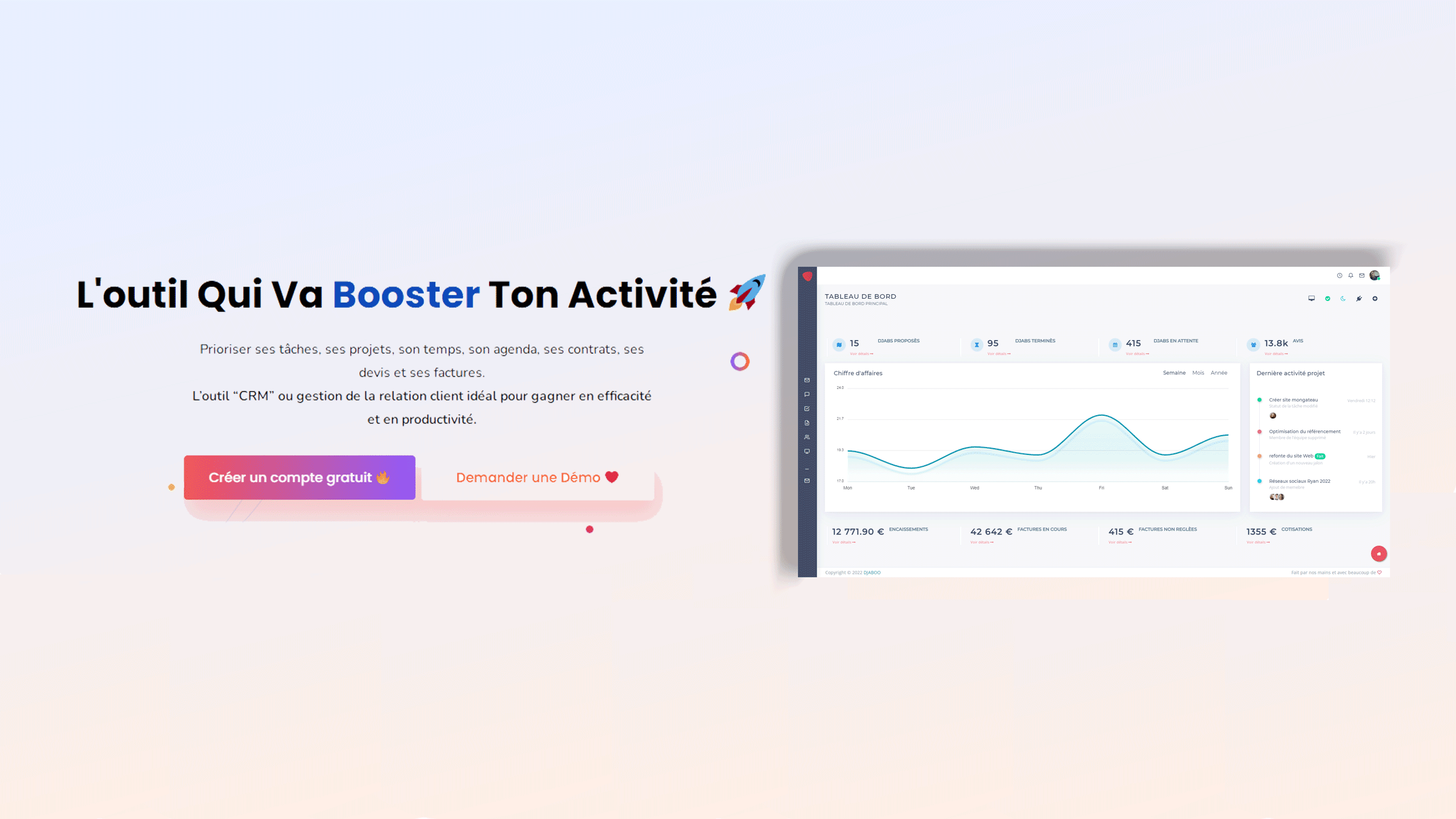 Recensioni Djaboo: Lo strumento all-in-one che darà impulso al tuo business 🚀 - Appvizer