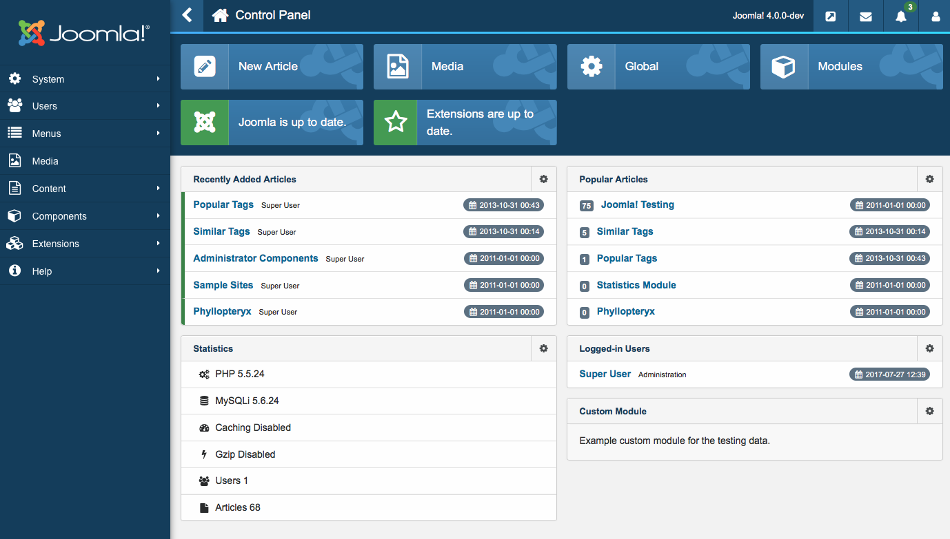 Joomla! : Informazioni, prezzi e recensioni del software CMS