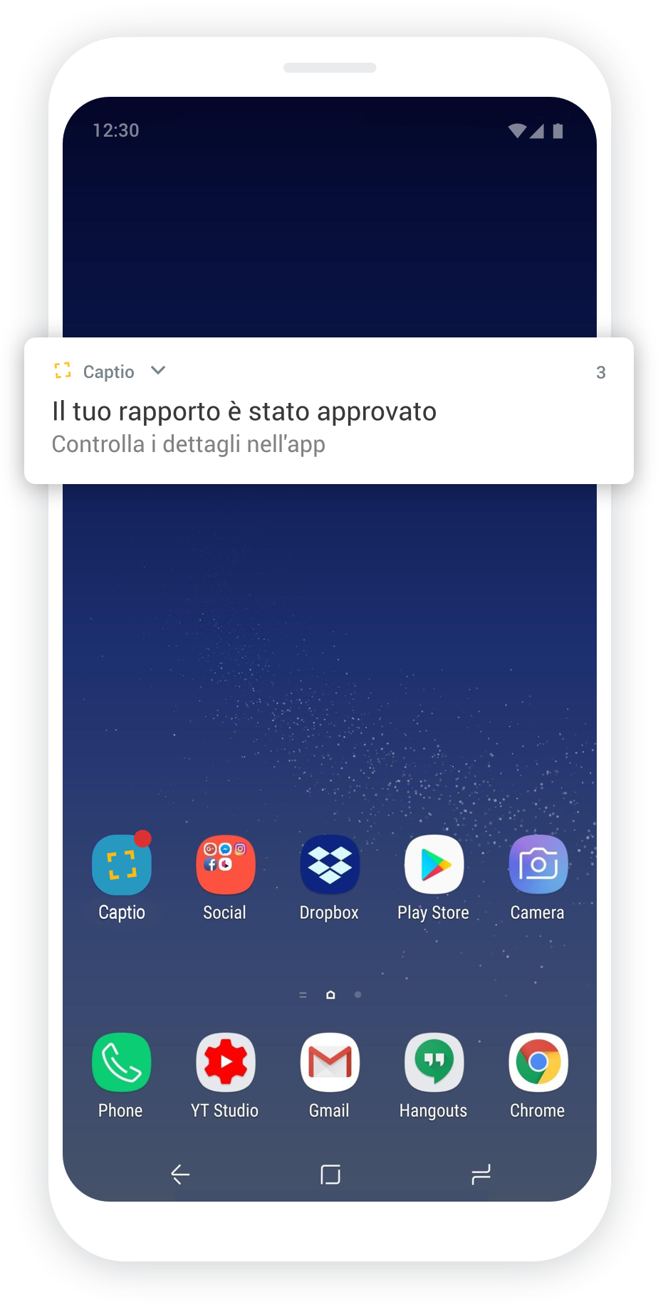 Emburse Captio-IT-App-Push-Screen