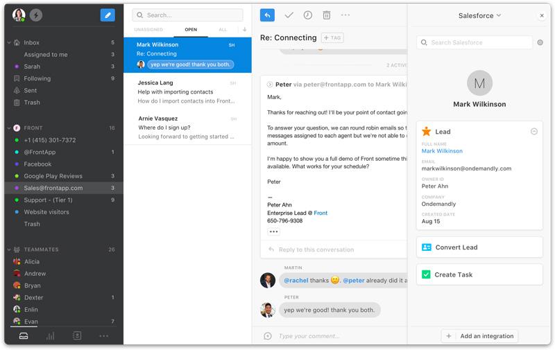 Front App - Screenshot 1 Front App - Screenshot 1