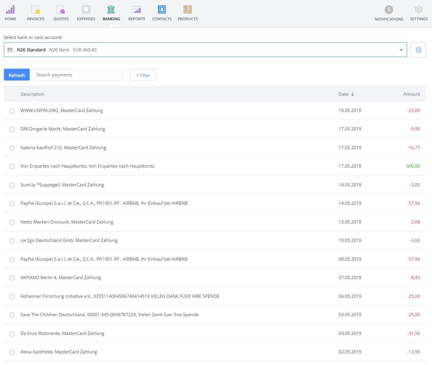 Debitoor - Screenshot 4